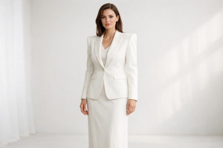 Comment équilibrer sa silhouette en A avec des épaulettes et des coupes droites