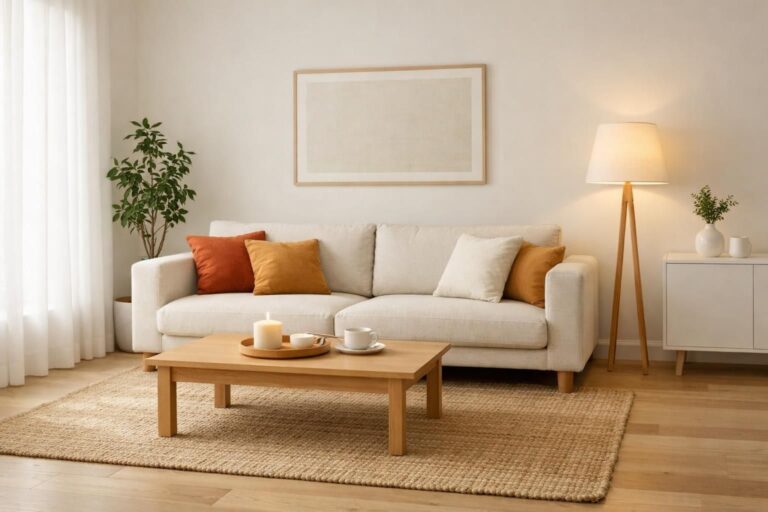 Déco minimaliste : désencombrer son salon tout en gardant une ambiance hygge chaleureuse