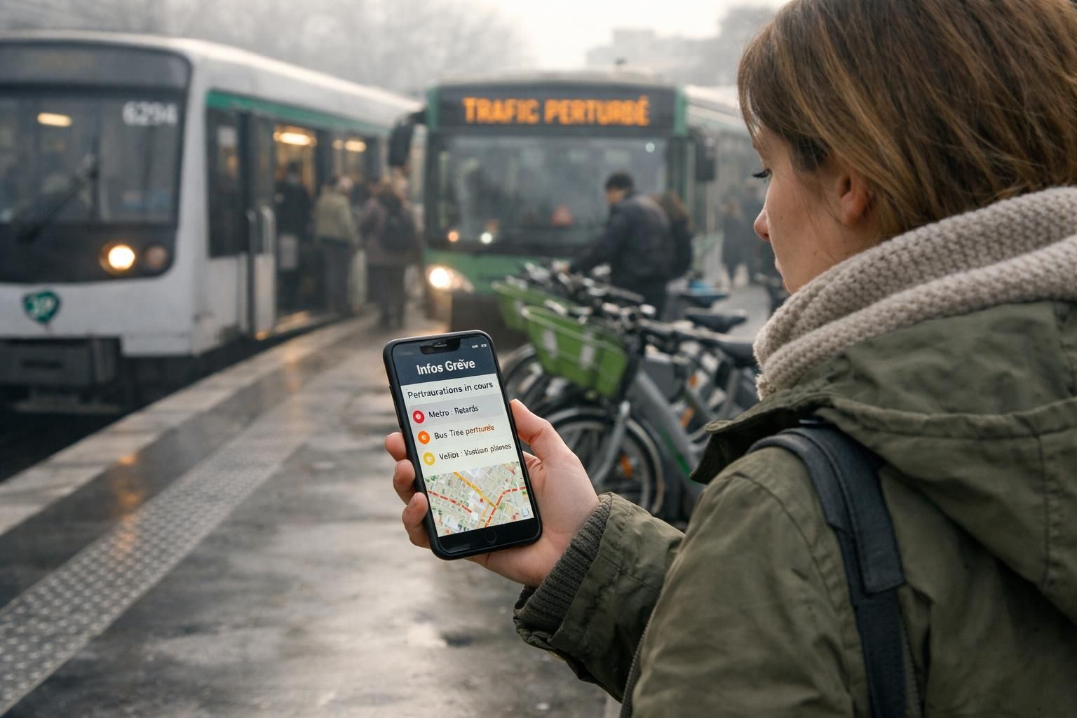 anticipez les grèves et suivez le trafic en temps réel grâce à ces 3 applications indispensables. restez informé et organisez vos déplacements facilement.