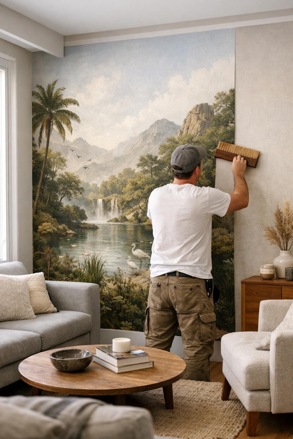 découvrez s'il faut encoller le mur ou le papier peint panoramique pour éviter les rétractations et assurer une pose parfaite de votre décoration murale.