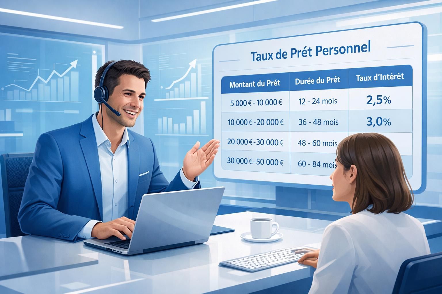 découvrez pourquoi les courtiers en ligne proposent des taux de prêt personnel 2026 plus avantageux que votre banque traditionnelle et comment en profiter pour financer vos projets.