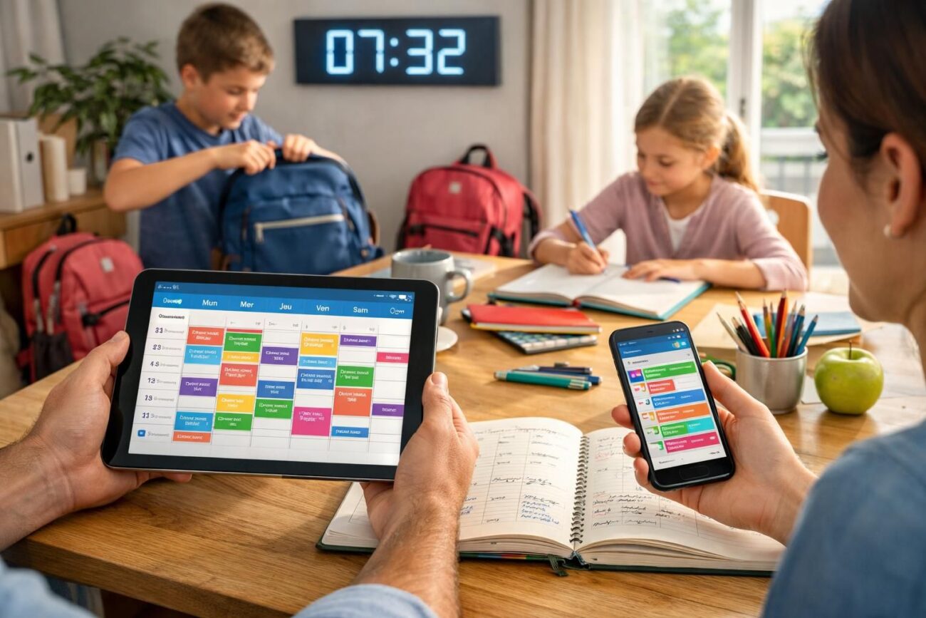Rentrée scolaire 2026 : 5 applications gratuites pour gérer l’emploi du temps familial partagé